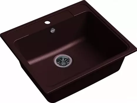 Мойка кухонная EWIGSTEIN Elegant 60 1-чаша 570*510мм шоколад