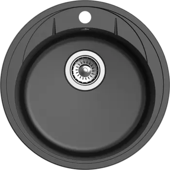 Мойка кухонная EWIGSTEIN Elegant R45 1-чаша D-484мм антрацит
