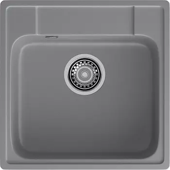 Мойка кухонная GranFest QUARZ GF-Z48 1-чаш. 480*480 (темно-серый)