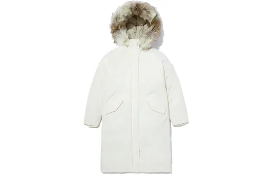 Пуховик женский белый The North Face