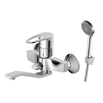 Смеситель для ванны Decoroom DR70044 с поворотным изливом универсальный одноручный