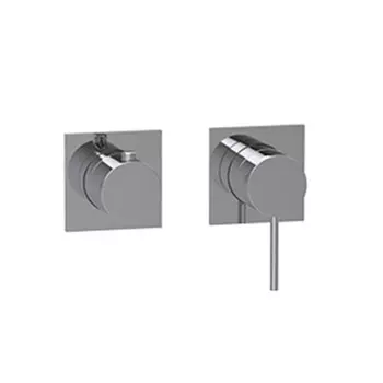 Смеситель для ванны с душем Almar Modular E180191.CR с переключателем на 2-3 потребителя, хром (внешняя часть)