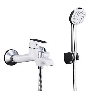 Смеситель для ванны с душем Frap H31 F3231, хром/белый