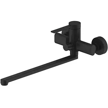 Смеситель для ванны с душем Frap H67-6 F2267-6, черный матовый