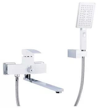 Смеситель для ванны с душем Gappo Jacob G2207-7 белый/хром
