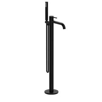 Смеситель для ванны с душем Raiber Graceful RPB-010 напольный, черный