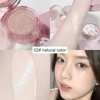 GEGE BEAR Air Cushion CC Cream With Mirror Foundation, увлажняющий BB-крем для макияжа, стойкий матирующий консилер для контроля жирности кожи
