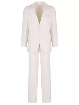 Костюм из шелка и льна BRIONI
