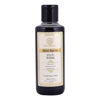 Масло для волос с Трифалой: против перхоти (210 мл), Triphala Herbal Hair Oil, произв. Khadi Natural