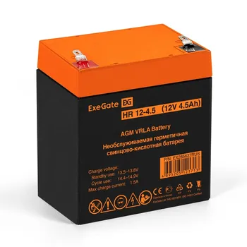 Батарея Exegate HR 12-4.5 EX285637RUS (12V 4.5Ah, клеммы F2)