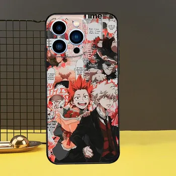 Чехол Kirishima Eijiro My Hero Academia для iPhone 13 12 11 14 Pro Max XS Max XR X 6S 7 8 Plus SE 2020, задняя крышка, чехол для телефона iPhone 8 Plus