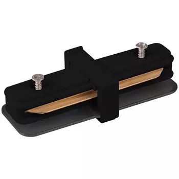 Коннектор прямой для однофазного шинопровода черный Elektrostandard Track Rail BK Surface TRC-1-1-I-BK