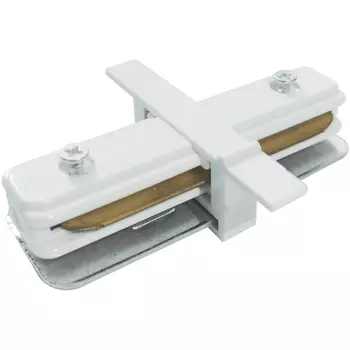 Коннектор прямой для однофазного встраиваемого шинопровода Elektrostandard Track Rail WH Recessed TRCM-1-I-WH