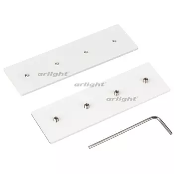 Коннектор прямой MAG-CON-45-SIDE (WH) (Arlight, Металл) 029491