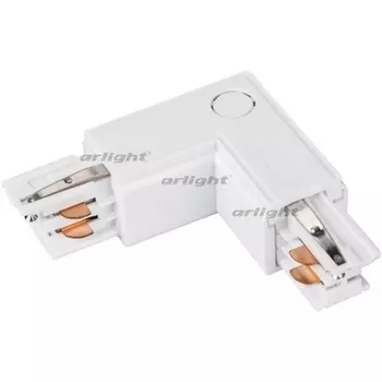 Коннектор угловой LGD-4TR-CON-L-INT-WH (C) (Arlight, IP20 Пластик, 3 года) 024719