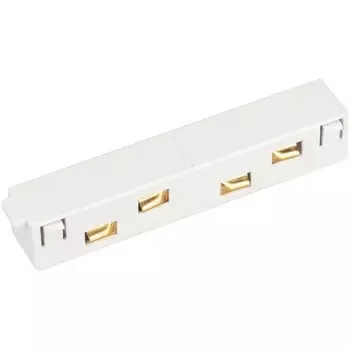Коннектор прямой MAG-ORIENT-CON-I-POWER (WH) (Arlight, IP20 Пластик, 3 года) 035805