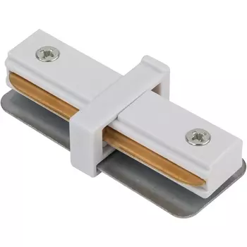 Коннектор прямой для однофазного шинопровода белый Б0054463 ЭРА TR-1PA-IC-WH