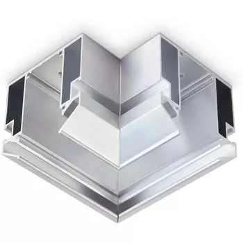 Коннектор угловой для корпуса Magnetic в натяжной потолок Ambrella GL3390