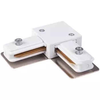 Коннектор угловой для однофазного шинопровода белый Elektrostandard Track Rail WH Surface TRC-1-1-L-WH