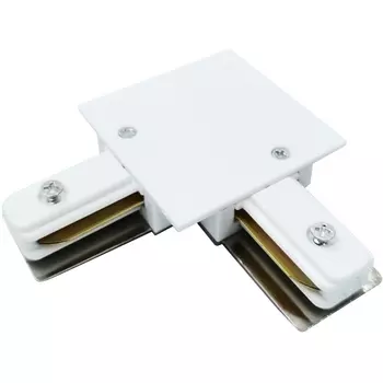 Коннектор угловой для однофазного встраиваемого шинопровода Elektrostandard Track Rail WH Recessed TRCM-1-1-L-WH