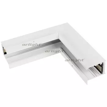 Коннектор угловой MAG-CON-4560-F-L90-INT (WH, внутренний) (Arlight, IP20 Металл, 3 года) 026918
