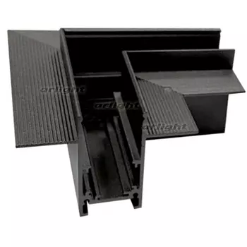 Коннектор угловой MAG-ORIENT-CON-2652-FDW-L90 (BK) (Arlight, IP20 Металл, 3 года) 033639