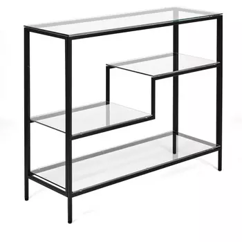 Консольный стол AllConsoles 1011-CB clear черный муар
