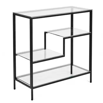 Консольный стол AllConsoles 1013-CB clear черный муар