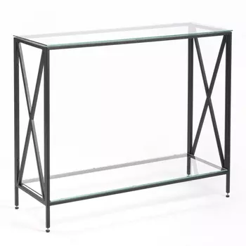Консольный стол AllConsoles 1031-CB clear черный муар