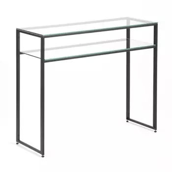 Консольный стол AllConsoles 1041-CB clear черный муар
