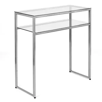 Консольный стол AllConsoles 1043-CS clear серебряный