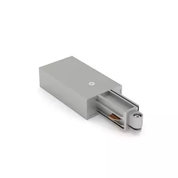 Коннектор питания для трека Silver RAUMBERG KTK1CSv Raumberg