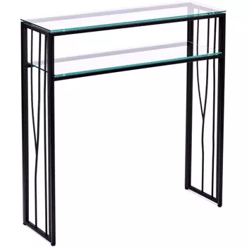 Консольный стол AllConsoles 1124-CB clear черный муар