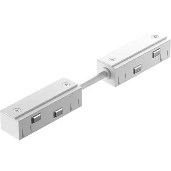 Коннектор питания прямой гибкий 5см Exility белый Maytoni Accessories for tracks Exility TRA034CPC-42W-5-1