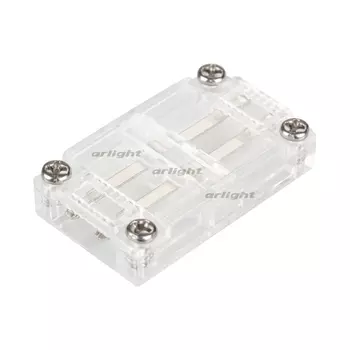 Коннектор прямой для ленты ARL-50000PV (15.5x6mm) прозрачный (Arlight, Пластик) 027067