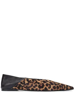 Балетки кожаные SAINT LAURENT