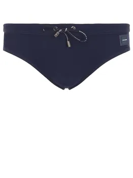Плавки однотонные с логотипом DOLCE & GABBANA