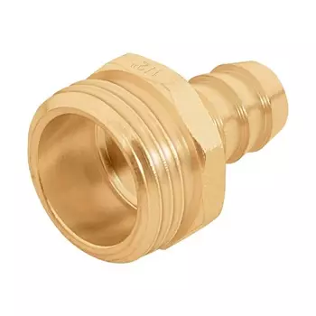 Коннектор для шланга латунный Truper CM-1/2B, 1\2", папа 12702