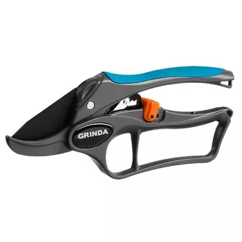 Контактный секатор Grinda PRO Line P-33 423433, с храповым механизмом, 200 мм