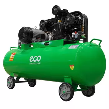 Компрессор ременной масляный Еco AE-2005-2, 580 л/мин, 8 атм ресив. 200 л, 380 В, 3.00 кВт