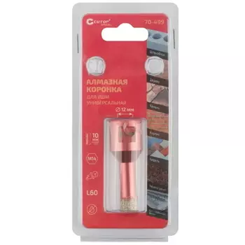 Коронка Cutop Special 70-499, M14, 12x60 мм