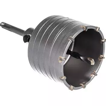 Коронка по бетону Hardcore 110080 (SDS-Plus, 80 мм, в сборе)
