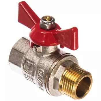 Кран шаровой Valtec BASE ВР-НР 1/2", с бабочкой, VT.218.N.04