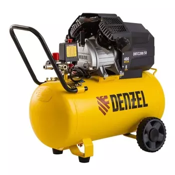 Компрессор воздушный Denzel DKV2200/50 Х-Pro, 2,2 кВт, 400 л/мин, 50 л, 58083