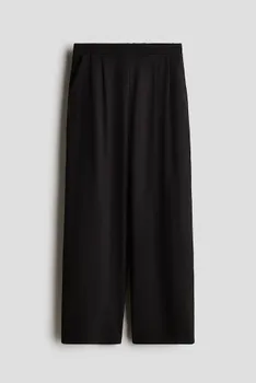 Брюки из плотного трикотажа H&M, черный