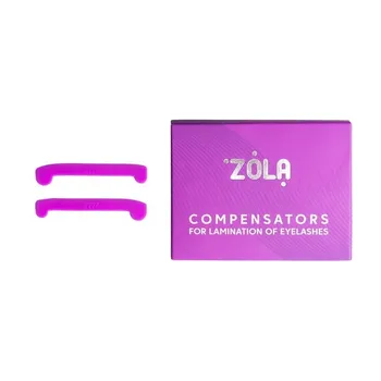Zola, Компенсаторы для ламинирования ресниц, 1 пара, фиолетовые