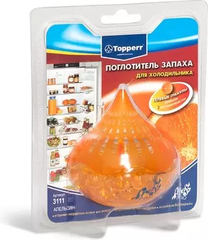 Гелевый поглотитель запаха для холодильников TOPPERR 3111 апельсин