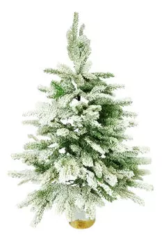 Ель новогодняя искусственная Christmas (9183-4) 0.9 м заснеженная