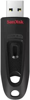 Флешка 256 Гб Sandisk Ultra (SDCZ48-256G-U46) USB 3.0 Type A, черно-красная