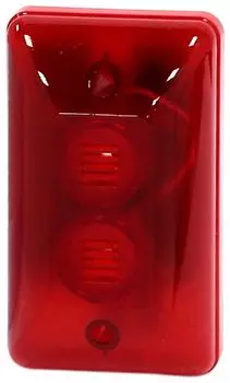 Оповещатель Smartec ST-AA216LS-RD Строб-лампа с сиреной, красная, 12 В (DC), 105 db